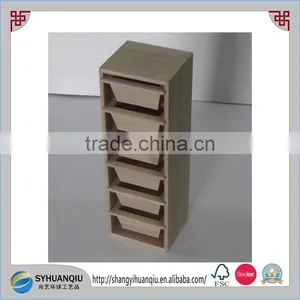 Unfinished Wooden Storage Cabinet thumbnail-1