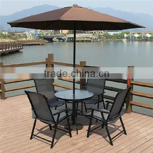 China Supplier Professional Patio Garden Furniture Sets With Parasol thumbnail-1