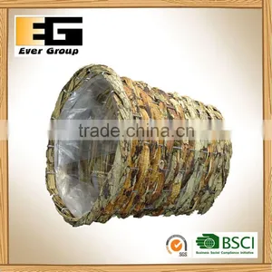 Natural Rattan Garden Planter Flower Pots thumbnail-5