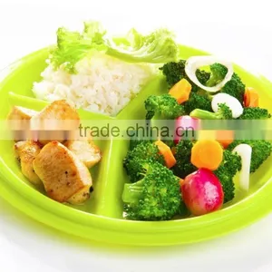 Sectional Microwave Safe Plastic Dinner Plate, Portion Control Plate thumbnail-1