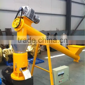 2014 Newly Saled SKJ 300 CE Approved Flat-Die Pellet Mill/pellet Machine With Screw Conveyor thumbnail-3