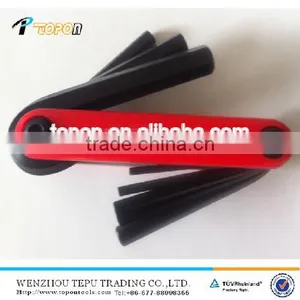 Carbon Steel Material Blaclk Oxide Finishing Hand Tool Folding Hex Key Wrench Set thumbnail-1