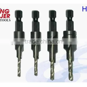 HSS Cordless Drill Bit Set With High Carbon Steel Countersink Tools thumbnail-1