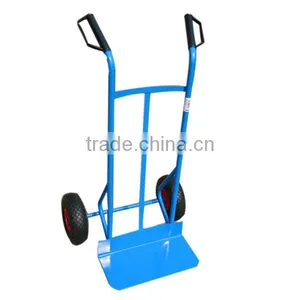 Qingdao Wantai Two Pneumatic Rubber Wheel Hand Pull Trolley With CE Certificate thumbnail-1