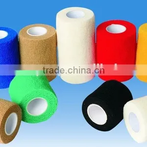 Latex Free Cotton Self Adhesive Cohesive Bandage thumbnail-1