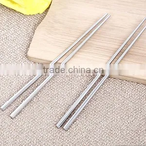Chinese Stylish Stainless Steel Natural Chopsticks thumbnail-2