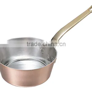 Brass Handle Mini Copper Pan High Quality Petit Fry Pan Copper Mini Sauce Pan thumbnail-2