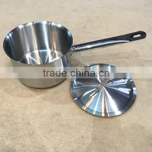10L Induction Ready Stainless Steel Soup Cooking Pot With Long Handle for Kitchen (Tall Body) thumbnail-3