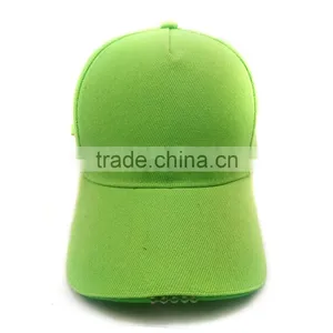 New 2016 5 Panel 100% Acrylic Promotional Baseball Cap Pure Color Led Light Cap thumbnail-4