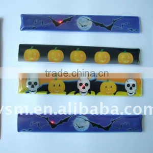 Promotional PVC Reflective Plastic Wrap Bracelet Magic Armband Wristband Snap Band thumbnail-1