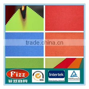 EN11611 EN11612 100% Cotton Anti-fire Fireproof Fabric for Workwear thumbnail-1