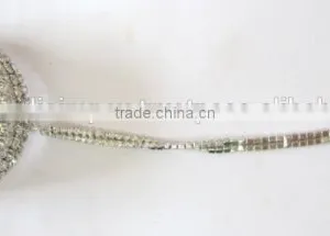 CZ SPIRAL HANDCOVER GYPSY Slave BRACELET RING Silver Tone thumbnail-2