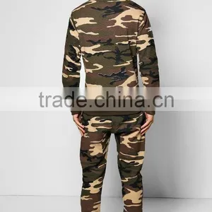 Custom Boys Camo Printing Tracksuit for Men Sportswear thumbnail-3