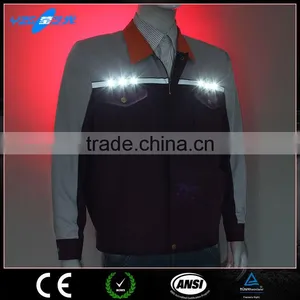 Hi Vis Reflective Work Shirts With LED Light&winter White Dress Suit thumbnail-1