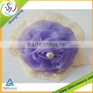 New Design Wholesale Silk Flower Headband thumbnail-1