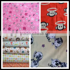 Combed 20*10 40*42 Custom Printed Cotton Fabric thumbnail-1