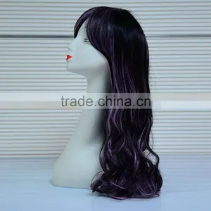 Heat Resistant Synthetic Fiber Ombre Wig,Natural Scalp Synthetic Hair Wig thumbnail-4