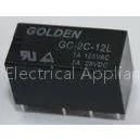 GC JRC-27F 1A 12V Golden Relay With Silver Alloy Contact Material thumbnail-1
