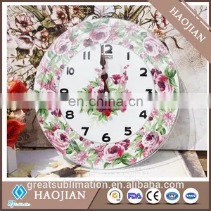 Sublimation Coated Blank Christmas Glass Clock thumbnail-6