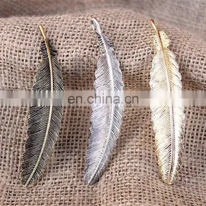 Beautiful Metal Feather Hair Clips thumbnail-2