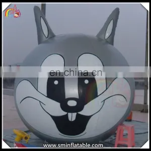 Favorable Inflatable Rabbit Helium ,floating Balloon Helium Animal in Hat Parade ,promotion Inflatable Bunny Helium Balloons thumbnail-2