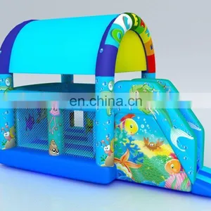 Ocean Theme New Designed Inflatable Combo Games thumbnail-1
