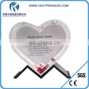 Valentine Style Heart Acrylic Photo Snow Globe,photo Snowdome thumbnail-1