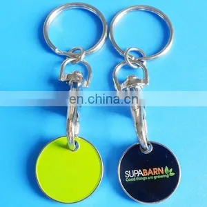 Supermarket Cart Coin Keychain, Shopping Token Coin/caddy Coin thumbnail-1