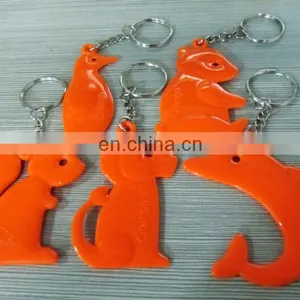 Squirrel Shaped Plastic Keychain thumbnail-1