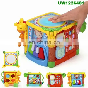 Baby Blocks Shape Sorter Toy - Children Blocks - Color Recognition Shape Toys With Colorful Sorter Cube Box - My First Baby Toy thumbnail-6