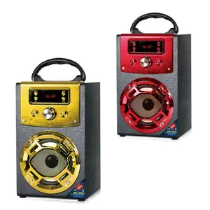 Christmas High Quality Mini Karaoke Speaker FM Radio BT Speaker With LED Light and Remote Function thumbnail-1