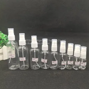 Hot Sell PET Plastic Clear Bottle 10ml 15ml 30ml 40ml 50ml 60ml 100ml 120ml 150ml 180ml OEM Customized PET Plastic Material Spray Bottle thumbnail-4
