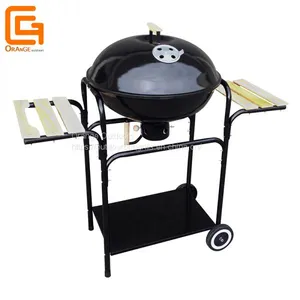 Table Trolley Large Charcoal Barbeque Kettle Bbq Grill thumbnail-1