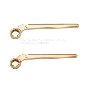 Anti Spark Hand Tools Aluminum Bronze Albr Single End Bent Handle Box Wrench thumbnail-1