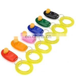 Factory Direct Wholesale Pet Cat Dog Training Clicker With Wrist Strap thumbnail-1