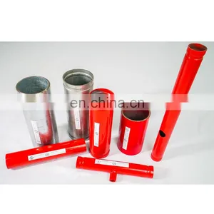 Fire System ASTM A53 SCH40 Galvanized and Red Painted STEEL PIPE thumbnail-1