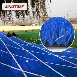 Red Artificial Grass, Track Turf, Artificial Lawn thumbnail-5