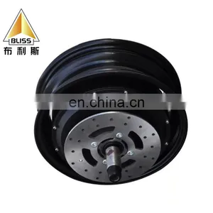 12 Inch Unilateral Shaft Split High Power Brushless DC Hub Electric Four Wheeler Tricycle 48V Gear Motor 3000W Electric Scooter thumbnail-6