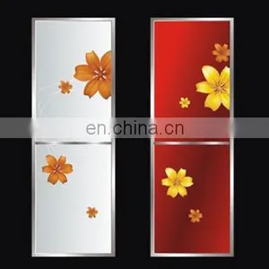 Color Glittering Glass Refrigerator Door thumbnail-6