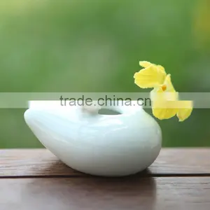 Chinese Money Bag Shape Ceramic Antique Flower Pot thumbnail-3