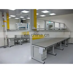 Chemical Metal Work Bench Laboratory Bench With Reagent Rack thumbnail-4