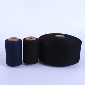 Keshu Export to Russia NE5/1 Glove Yarn Cvc70/30 Black Yarn for Knitting Glove thumbnail-2