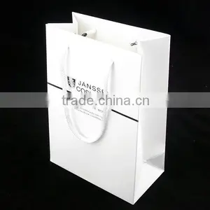 Shopping Paper Bag Printing Logo With Flat Twill Handle thumbnail-3
