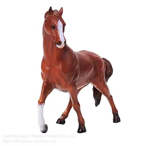 Customs Education Toys PVC Soft Simulation Animal Toys Arabian Horse Safe Gifts For Children thumbnail-1