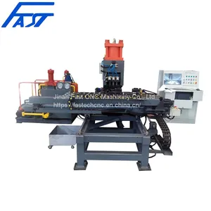 Automatic CNC Hydraulic Press & Marking Punching Press Machine For Joint Plate Metal CJ 103 thumbnail-3