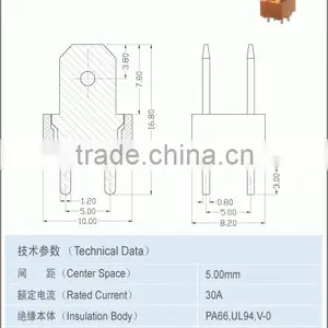 Terminal Accessory Pitch 5.00mm Rated Current 30A thumbnail-2