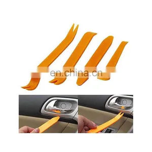 Orange 4Pcs Auto Car Programming Tool Radio Door Clip Panel Trim Dash Audio Removal Installer Pry Scanner Car Diagnostic Tool 4 thumbnail-1