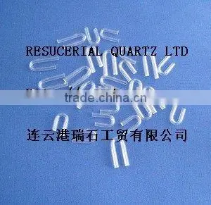 U Bend Quartz Tube for Thermocouple,Samplers thumbnail-1