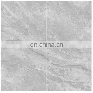 Continuous Pattern 800x800 Grey High Glossy Marble Polished Floor Tilescheap Price JM88376D thumbnail-2