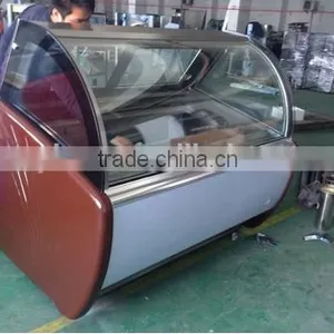 China Supplier Fried Ice Cream Showcase / Hard Ice Cream Showcase / Commercial Ice Cream Showcase thumbnail-3
